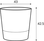 foss round 43cm beige fungo